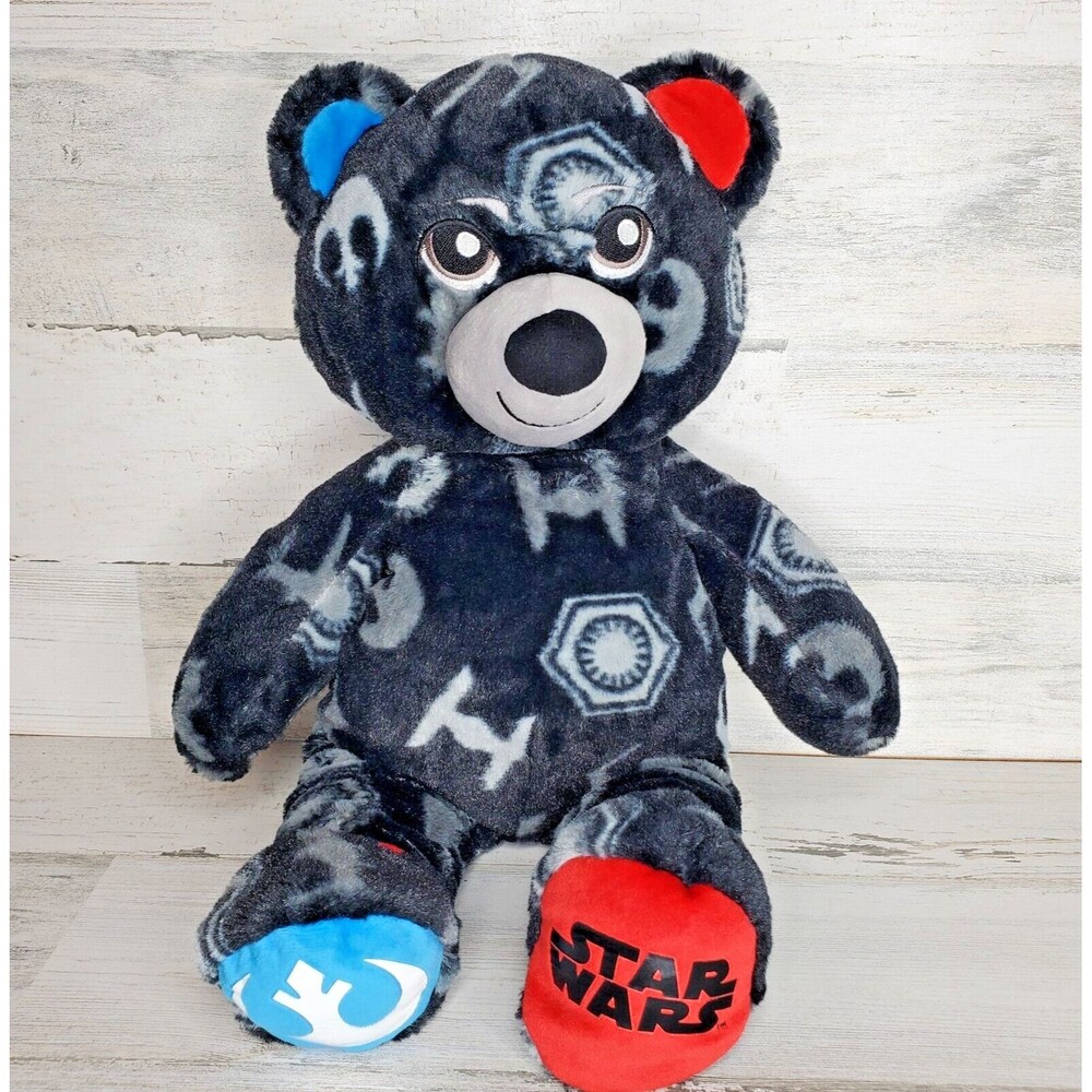 Build A Bear BAB Star Wars Light vs Dark Side Plush 16" Reversible Feet & Ears